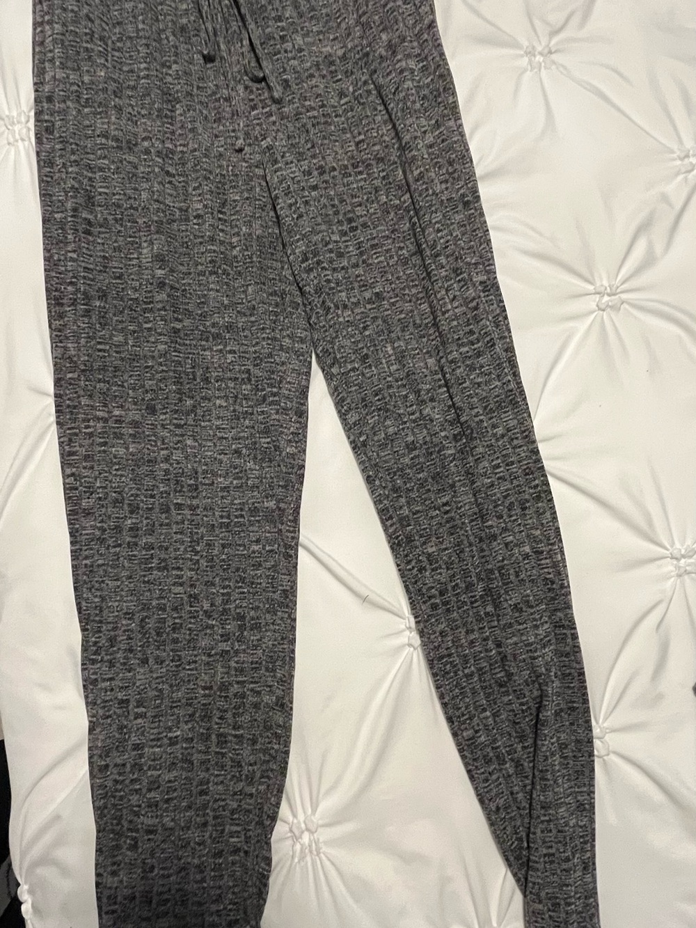 Women's Ribbed Lounge Set - Gray - Picture 3 of 3